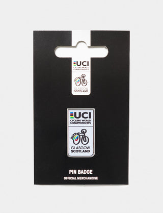 Cycling Worlds Logo Pin Badge - 2023 UCI Cycling World Championships
