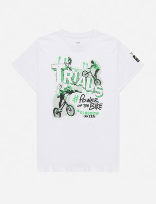 Cycling Worlds Trials T-Shirt - Adult White - 2023 UCI Cycling World Championships